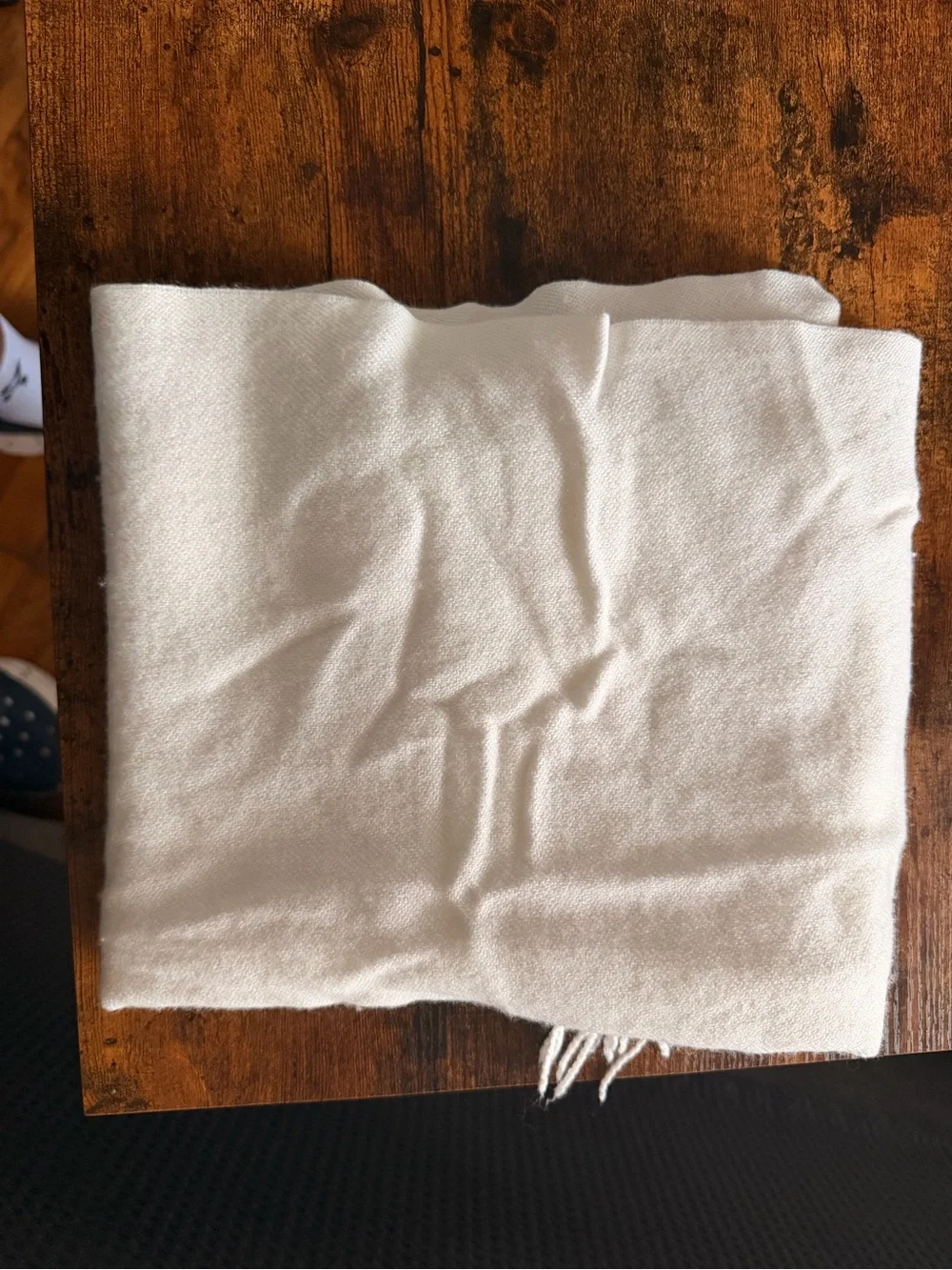 Classic Cream Wrap Scarf - Lightweight Everyday Accessory